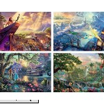 Ceaco 4-in-1 Multi-Pack Thomas Kinkade Disney Dreams Collection Jigsaw Puzzle  500 Pieces   B00IGVL626